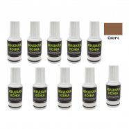 Жидкая кожа Resmat цвет скотч, объем 20 мл (Набор 10 шт.)