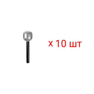 Карнавальный аксессуар "Микрофон", цвет серебро (Набор 10 шт.)