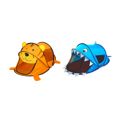 Палатка для детей, игровой детский домик "Тигр", "Акула", 185x96x86 см (Набор 2 шт.)