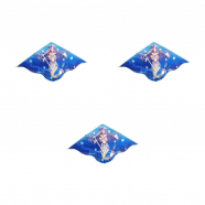 Воздушный змей "Русалка" с леской, летающая игрушка, размер 2,2x1,2 м (Набор 3 шт.)