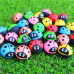 Мяч попрыгунчик каучук "Божья коровка" прыгун 3 см (Набор 10 шт.)