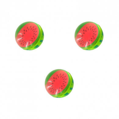 Мяч попрыгунчик каучук "Попрыгун Арбуз" прыгун 4,3 см (Набор 3 шт.)