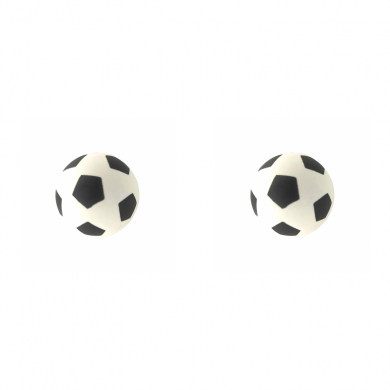 Мяч попрыгунчик каучук "Футбольный мяч" прыгун 3 см (Набор 2 шт.)