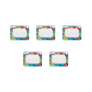 Развивающий детский коврик для рисования водой "Динозавры", маркер, 100х80 см (Набор 5 шт.)