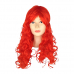 Парик карнавальный длинный кудрявый 60см, цвет красный (Набор 2 шт.)