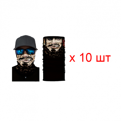 Бандана труба (бафф) "Пират" (Набор 10 шт.)