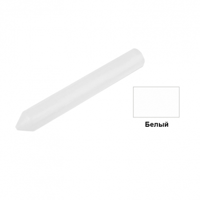 Карандаш мебельный, цвет белый, диаметр 10,5 мм, длина 63,5 мм, вес 5,7 г