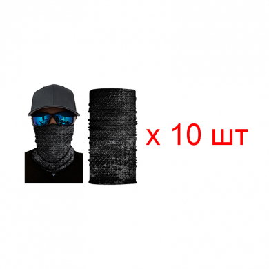 Бандана труба (бафф) "Металл" (Набор 10 шт.)
