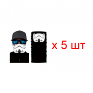 Бандана труба (бафф) "Штурмовик" (Набор 5 шт.)