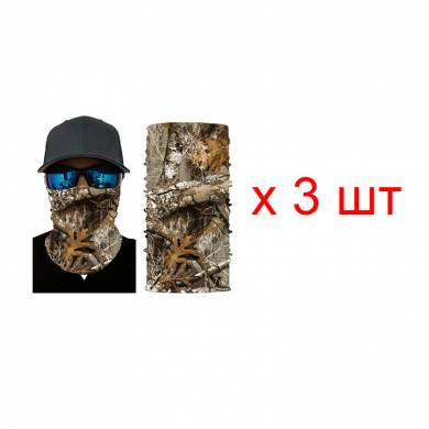 Бандана труба (бафф) "Лес" (Набор 3 шт.)