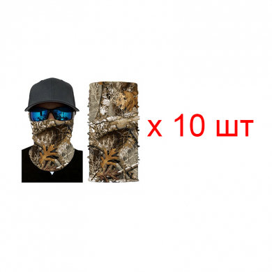 Бандана труба (бафф) "Лес" (Набор 10 шт.)