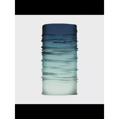 Бандана труба (бафф) омбре из синего в белый (Набор 3 шт.)