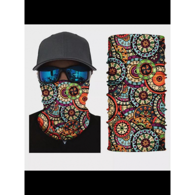 Бандана труба (бафф) "Круги" (Набор 10 шт.)