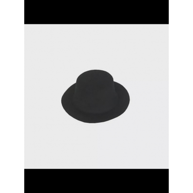 Шляпка цилиндр карнавальная, 13 см, цвет черный (Набор 10 шт.)