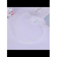 Шляпка на заколке карнавальная с вуалью, 13см, цвет белый (Набор 50 шт.)