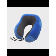 Подушка под голову, шею с эффектом памяти и мешком для хранения, цвет синий (Набор 5 шт.)