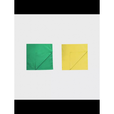 Бандана,повязка на голову,хлопковая однотонная, (Набор 2 шт.)