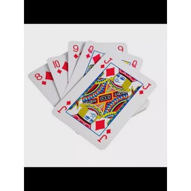 Гигантские игральные карты большие А4 (28х20см) (Набор 10 шт.)