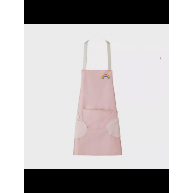 Фартук "Лето" водонепроницаемый, маслостойкий, цвет розовый (Набор 5 шт.)