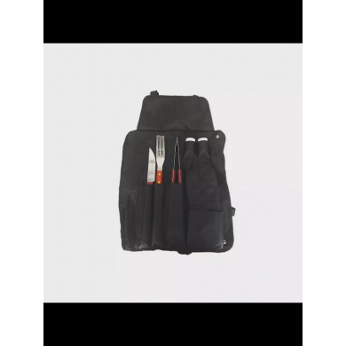 Набор для барбекю с фартуком и инструментами, 7 предметов, 42x60 см (Комплект 5 набора)