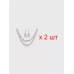 Набор украшений женский, бусы, браслет, серьги "Жемчужная королева", цвет серебристый (2 набора в комплекте)