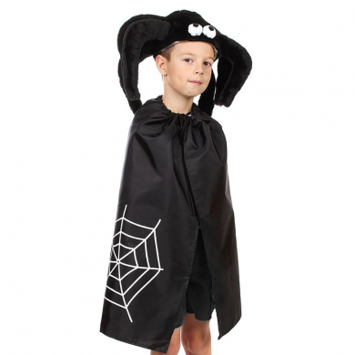 Детский карнавальный костюм хэллоуин "Паучок", 2 предмета, на рост 122-134 см