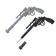 Ручка гелевая-прикол, "Револьвер Пистолет", 1 шт.