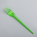 Вилка зеленая пластиковая одноразовая 16,5 см