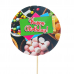 Топпер - открытка "Happy Birthday!" сладости