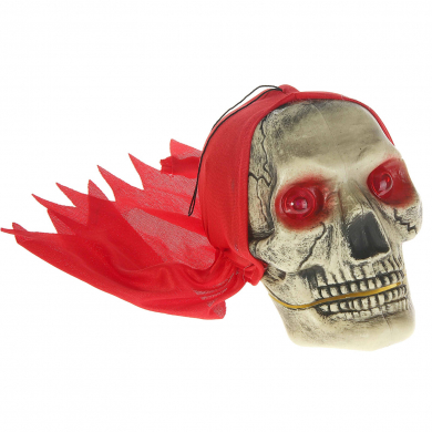 Прикол голова световая "Пират"