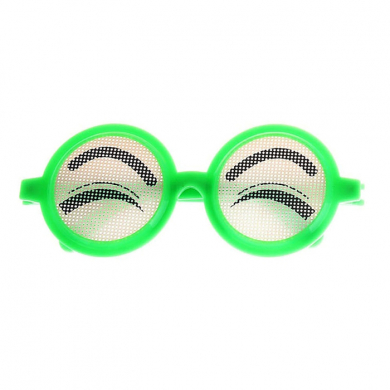 Карнавальные очки сеточка "Хитрая улыбка", 1 шт., цвета МИКС