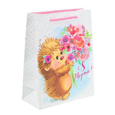 Пакет ламинированный вертикальный "Весеннего тепла", 18х23х8 см