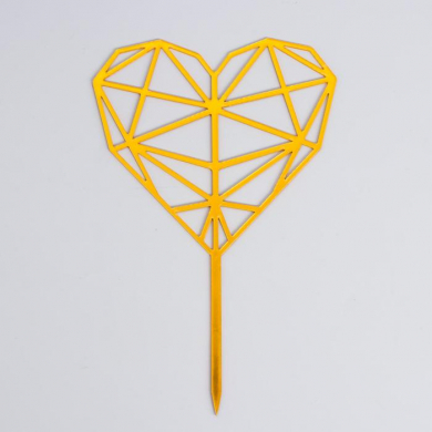 Топпер "Сердце", геометрия