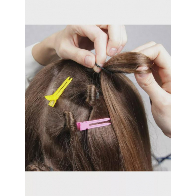 Парикмахерские резинки для создания прически, d 1,5 см, 50 гр, цвет черный