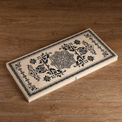 Нарды "Восток", деревянная доска 60х60 см,