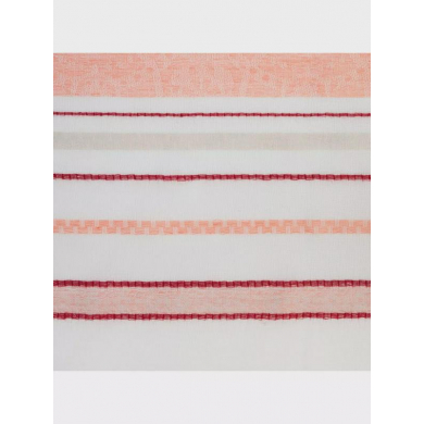 Палантин женский, цвет молочный/розовый, размер 68х175 см