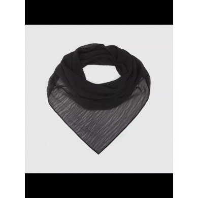 Платок текстильный, цвет черный, размер 70х70